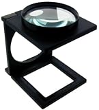 FOLDING 2 1/2'' MAGNIFIER 5X W/ SAE-METRIC RULER
