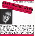 Orff-Schulwerk Volume 1: Musica Poetica by  Sabina Lehrmann, Carl Orff, Karl Peinkofer Percussion Ensemble, Marina Koppelstetter, and Markus Zahnhausen 