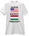 BORN AMERICA USA ROOTS IN HUNGARY BUDAPEST ALMOS EUROPE NATIVE T SHIRT