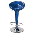 LumiSource Scooper Barstool, Blue
