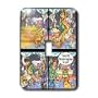 Londons Times Funny Cat Cartoons - Expresso Cat at Starbucks - Light Switch Covers - single toggle switch