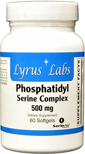 Lyrus Labs Phosphatidyl Serine Complex 500 mg Containing 100 mg of PS - 60 softgels