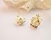 Elegant Style Pearl Cross Diamond Rhinestone Crown Earings