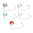 5 Crystal Purse Hooks / Handbag Hangers'