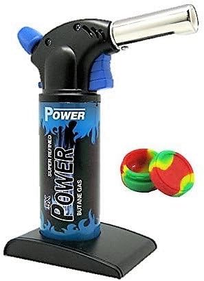 5x Power Performance Butane Torch + Middlebrook Silicone Container