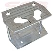 Ball Milled Polished Billet Aluminum Optima Battery Tray - Chevy/Ford/Mopar