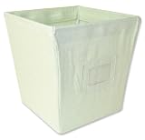 Trend Lab Chambray Medium Fabric Storage Bin in Sage