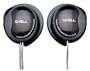 Aiwa HP-EC101 Ear Clip Headphones (Black/Carbon Color)