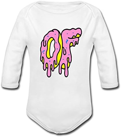 Custom Fashion Ofwgkta Odd Future Baby Powder Organic Long Sleeve One Piece 18M