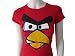 Angry Birds Womens Shirt Red Bird Face (Medium) - Red Angry Birds Womens Shirt Red Bird Face (Medium) - Red