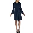 Erin Fetherston for Target® Jersey and Satin Peter Pan Collar Dress - Indigo/ Black