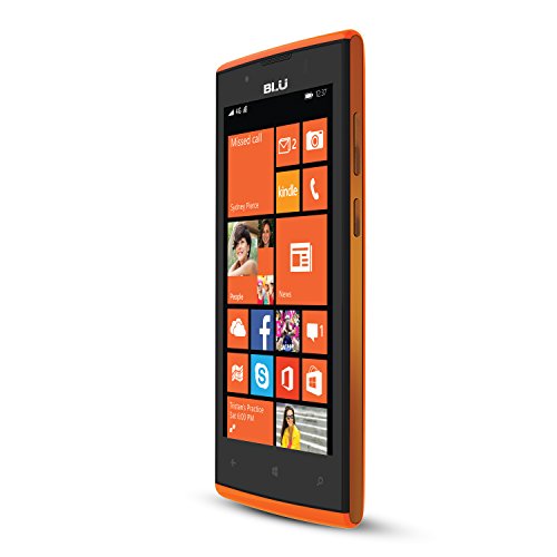 BLU Win Jr LTE - GSM Unlocked Windows Smartphone - Orange