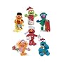 Sesame Street Holiday Mini Collection 6 Characters By Gund