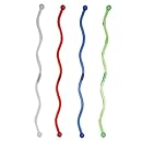 Creative Converting 24 Count Wavy Plastic Stirrers, Assorted Colors