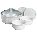 CorningWare French White 6-Piece Cooking and Baking Set
