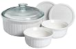 CorningWare French White 6-Piece Cooking and Baking Set