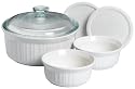 CorningWare French White 6-Piece Cooking and Baking Set