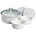 CorningWare French White 6-Piece Cooking and Baking Set
