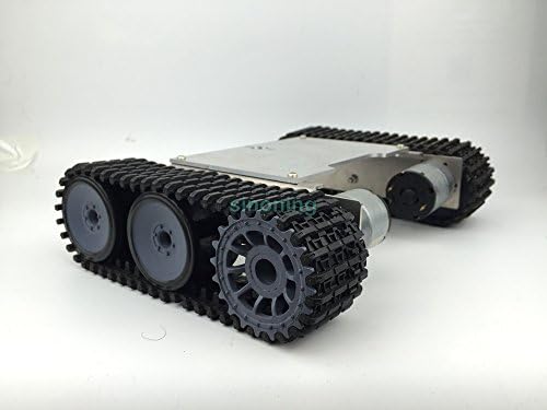 economy 2WD Aluminum Metal robot chassis tank ROT-1 crawler SN600 6-12v