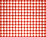 Fitted Pack N Play Sheet - Primary Red Gingham Woven - Made In USA
