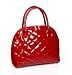 Quilted Ladies Handbag, red, Anthoni Crown