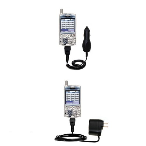 Essential Kit for the Cingular Treo 650 includes a Car and Wall Charger - Gomadic Brand w/ TipExchange Technology