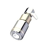 Oxygenics 61121/61120 SkinCare Showerhead, Chrome and Gold