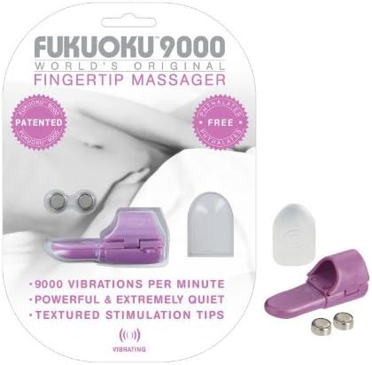 Fukuoku 9,000 World's Original Pink Stimulating Fingertip Massager Includes 1 Sensitivity Tip, 3.24 Pound by Deeva Toys