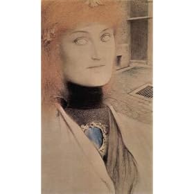 A4 Fine Art Box Canvas 30cm x 21cm Who will redeem myself Fernand Khnopff Symbolism