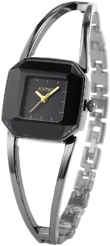 KIMIO Crystal Elegant Charm Black Dial Women Lady Bracelet Dress Wrist Watch KIM029