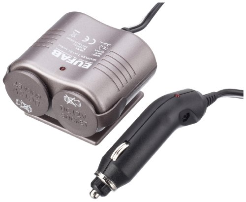 EUFAB 16565 Steckdose 2 in 1, 12V, m.10A Sicherung, Kontroll-LED als Batteriestromanzeige, Preisvergleich