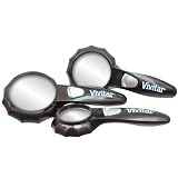 Vivitar Handheld LED Illuminated Magnifiers Set of 3
