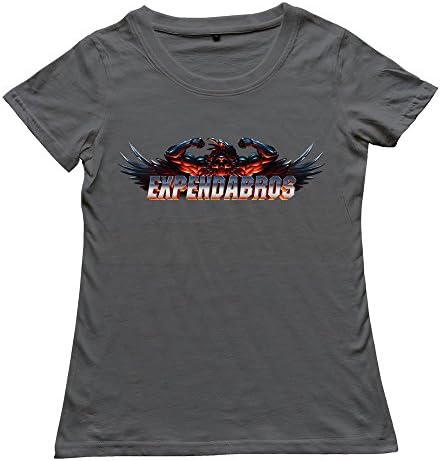 Goldfish Women's Funny Sayings Ring Spun Cotton Expendables 2 T-Shirt DeepHeather US Size XXL