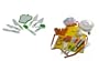 CUROUS CHEF FOUNDATION & CUTLERY SET