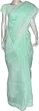 Indian Cotton Embroidered Saree Light Green (ochsari095)
