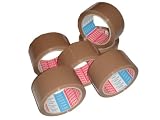 6 Rollen Tesa Klebeband Paketklebeband Packband 66m 50mm braun