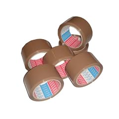 6 Rollen Tesa Klebeband Paketklebeband Packband 66m 50mm braun