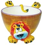 ZooBuds Lion Hand Painted Ice Cream or Cereal Bowl ZooBuds Lion Hand Painted Ice Cream or Cereal Bowl