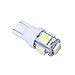 LLCJ 2 x Super Bright 194 168 2825 T10 5-SMD White 5050 LED Car Lights Bulb