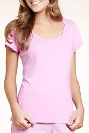 Pure Cotton Twisted Neckline Pyjama Top [T37-3194-S-BGHF]