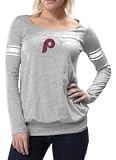 Philadelphia Phillies Cooperstown Women's Long Sleeve Armband Jersey Top - by Alyssa Milano