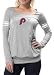 Philadelphia Phillies Cooperstown Women's Long Sleeve Armband Jersey Top - by Alyssa Milano