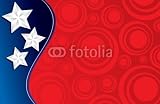 Wallmonkeys Peel and Stick Wall Decals - Three Stars and Circles - 18"W x 12"H Removable Graphic