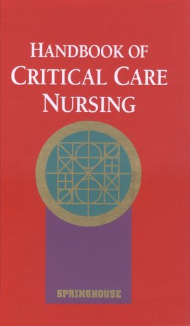 handbook of critical care nursing books