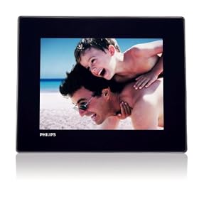 Philips - SPF5008 - Cadre photo num�rique 8'' - 800 x 600 - Tactile - 512 Mo - Noir
