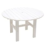 Outdoor Living : 46 in. Cottage Classics Dining Table - White