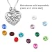 Small Sterling Mother's Birthstone Locket Pendant