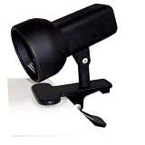 Checkolite International 2990-21 Functional Clipon Light Desk Lamp, Black