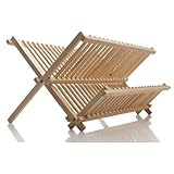 Norpro Wood Folding Dish Rack