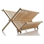 Norpro Pine Wood Folding Dish Rack